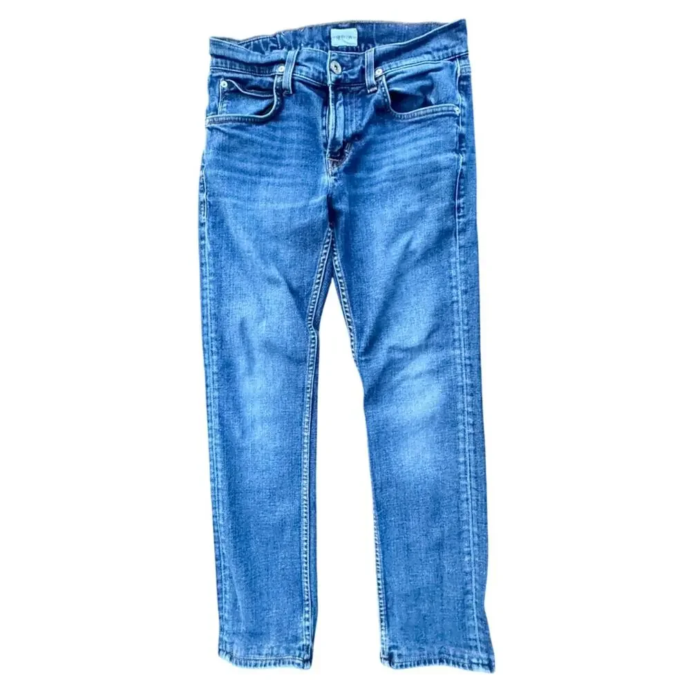 Hudson Byron Straight Jeans Mens 30 Blue Medium Wash Premium Denim